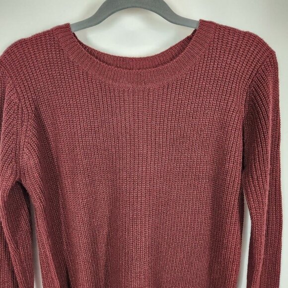 NWT Ambiance Apparel Ribbed Knit Sweater in Red Size Small - Picture 3 of 8